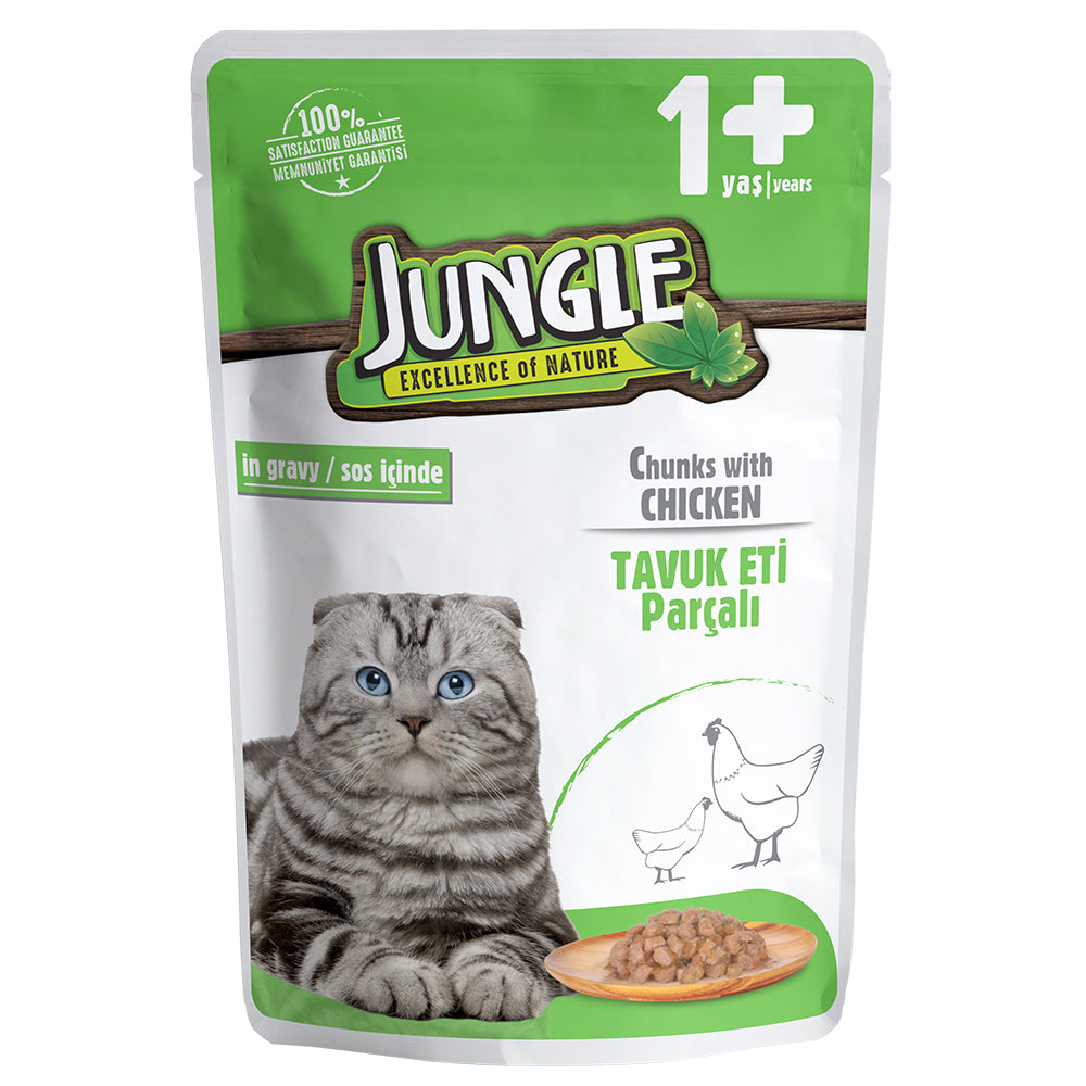 Jungle Chicken Pouch Wet Food Jungle Chicken Pouch Wet Food